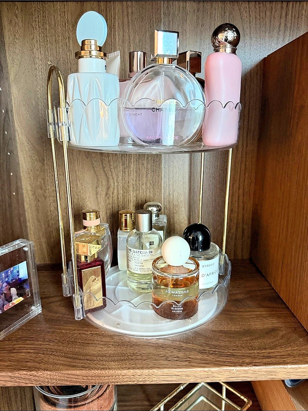 Clear Perfume Display Stand